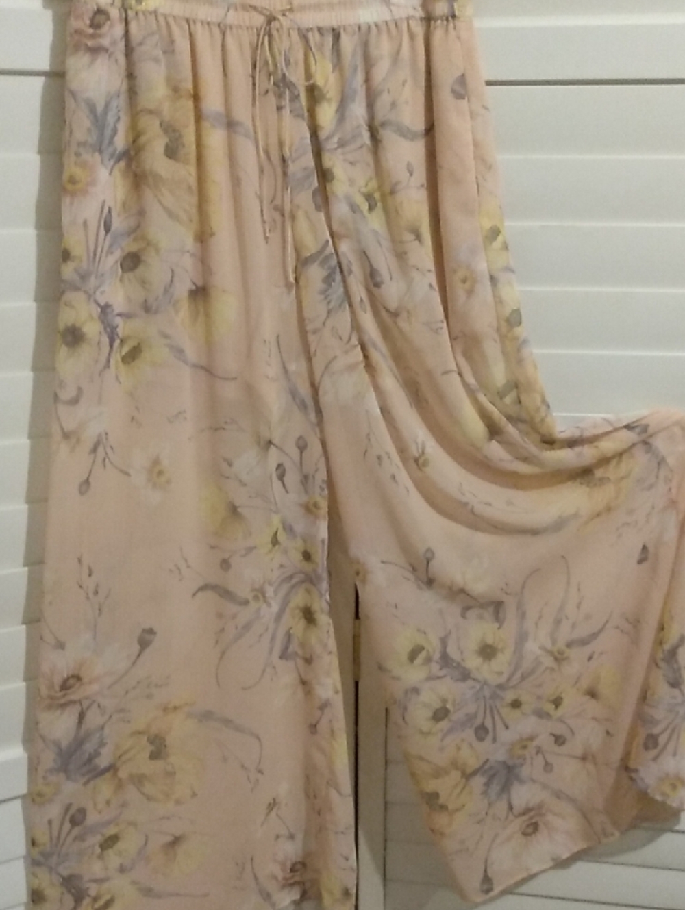 Summer Pants With Flowers By H&M